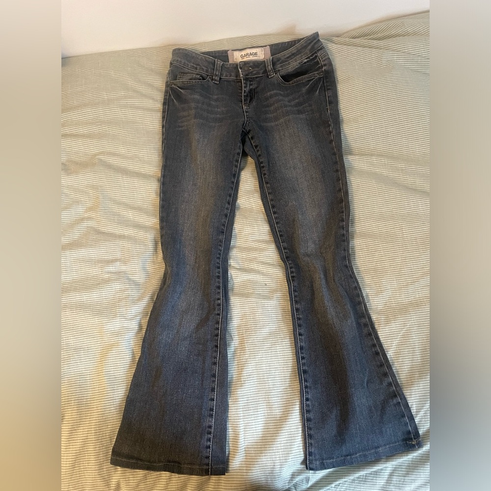 Y2K Vintage garage flared jeans